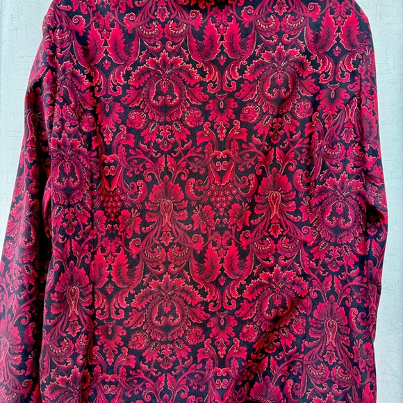 Rich Red and Black Top - Picture 4 of 7